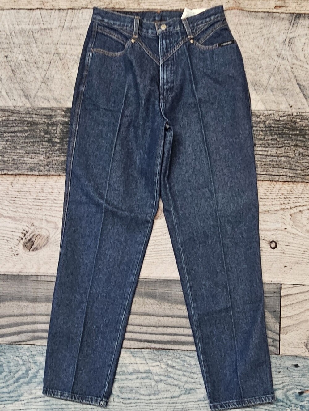 Vintage Rockies Relaxed Long High Rise Bareback Western Jeans Women’s 14R NWT